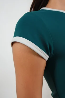 Cloud II™ Bra Tee - Spruce Contrast