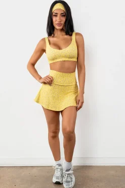 Cloud II™ Flutter Skort - Sunny Microfloral
