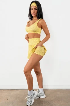 Cloud II™ Flutter Skort - Sunny Microfloral
