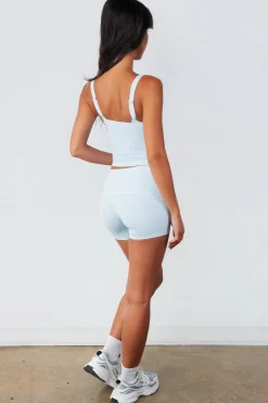 Cloud II™ Foldover Mini Short - Clear Sky Washed