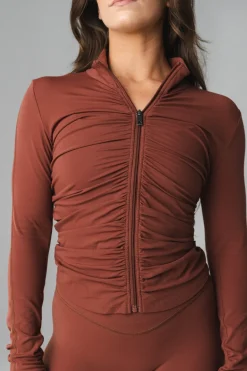 Cloud II™ Gather Jacket - Cinnamon