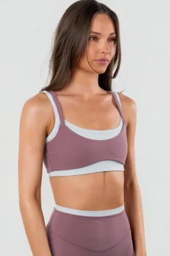 Cloud II™ Layered Bra - Earthy Plum