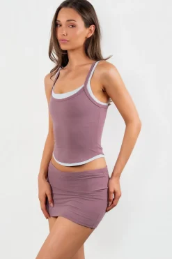 Cloud II™ Layered Tank - Earthy Plum