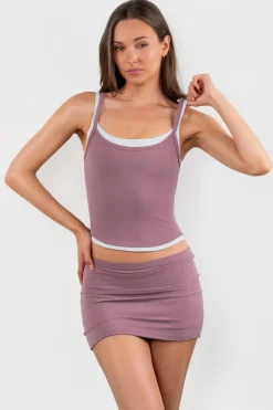 Cloud II™ Layered Tank - Earthy Plum