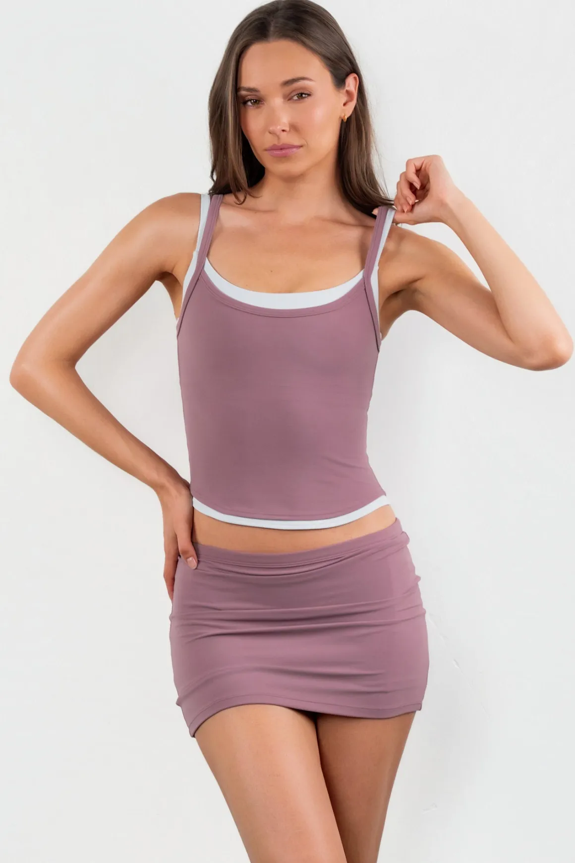Cloud II™ Layered Tank - Earthy Plum