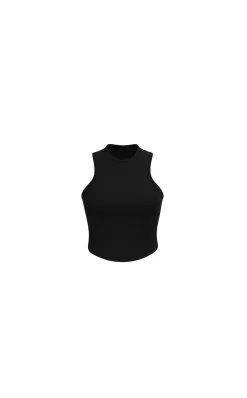 Cloud II™ Rib High Neck Tank - Midnight
