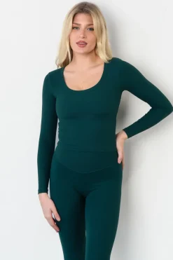 Cloud II™ Rib U Long Sleeve - Forest