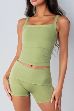 Cloud II™ Square Tank - Palm Leaf Washed