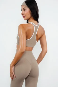 Cloud II™ Swoop Bra - Cashew Contrast