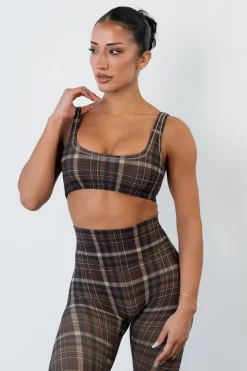 Cloud II™ U Bra - Espresso Plaid