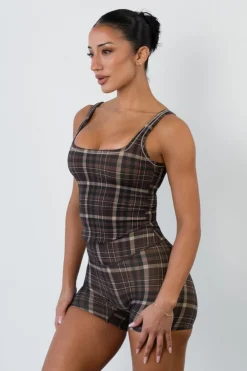 Cloud II™ Volley Short - Espresso Plaid