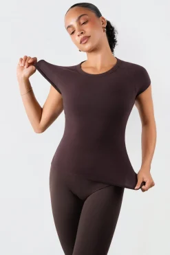 Vitality Basis® Raglan Tee - Espresso