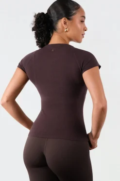 Vitality Basis® Raglan Tee - Espresso