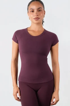 Vitality Basis® Raglan Tee - Wine