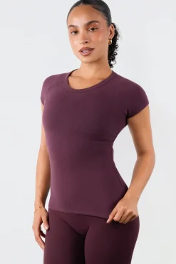 Vitality Basis® Raglan Tee - Wine