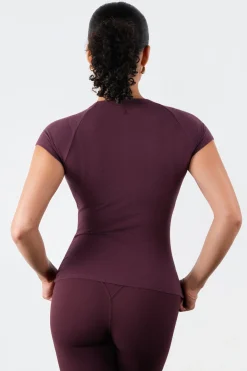 Vitality Basis® Raglan Tee - Wine