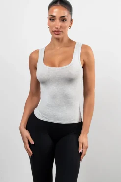 Vitality Basis® U Tank - Stone Heather