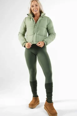 Vitality Convertible Puffer - Matcha