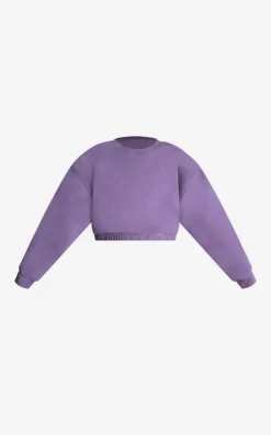 Vitality Cozy® Crop Crew - Violet