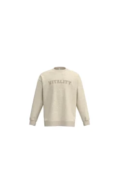 Vitality Cozy® Uni Crew - Oat Marl - Varsity
