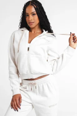 Vitality Cozy® Women's Zip - Oat Marl - Varsity