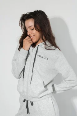 Vitality Cozy® Women's Zip - Stone Marl