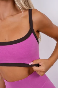 Vitality Daydream® Scoop Bra - Berry Heather