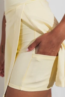 Vitality Essence Wrap Dress - Butter