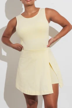 Vitality Essence Wrap Dress - Butter