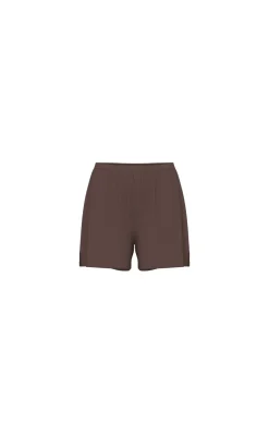 Vitality Float Rib Boxer Short - Cocoa