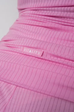 Vitality Float® Rib Foldover Short - Pink Frosting