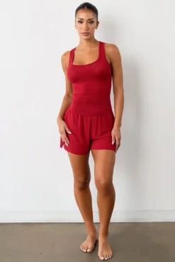 Vitality Float Rib V Tank - Crimson