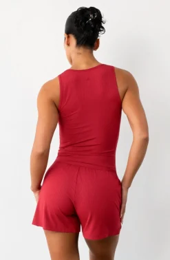 Vitality Float Rib V Tank - Crimson
