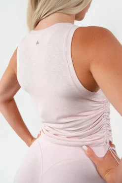 Vitality Flow Cinch Tank - Rose Quartz