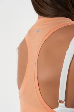 Vitality Flow Racer Tank - Light Peach