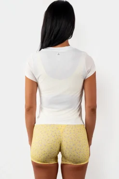 Vitality Flow Simple Tee - Snow