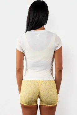 Vitality Flow Simple Tee - Snow