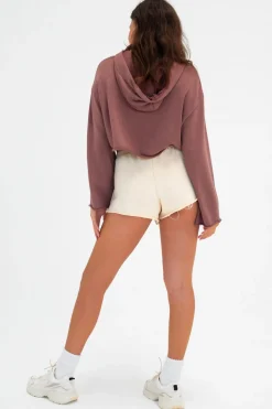 Vitality Homebody® Bell Sleeve Hoodie - Sepia Washed