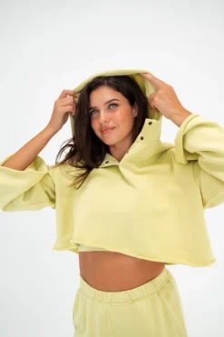 Vitality Homebody® Bell Sleeve Hoodie - Pear Washed