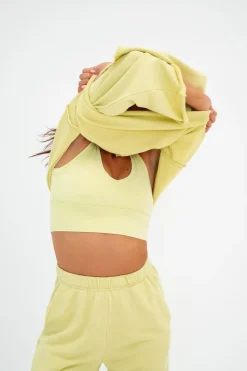 Vitality Homebody® Bell Sleeve Hoodie - Pear Washed