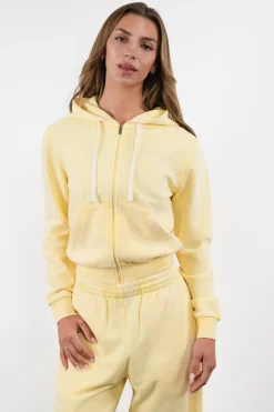 Vitality Homebody® Fitted Full Zip - Buttercream Washed