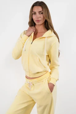 Vitality Homebody® Fitted Full Zip - Buttercream Washed