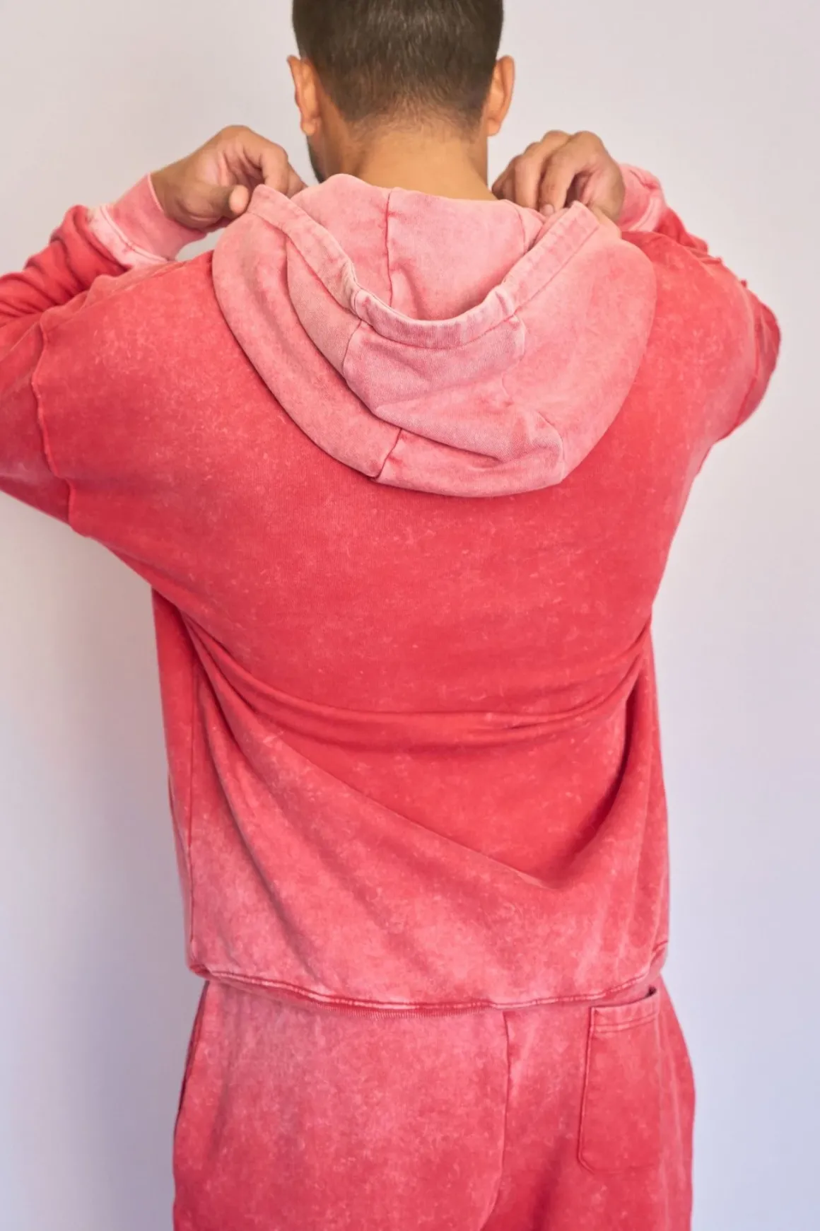 Vitality Homebody® Men's Hoodie - Hot Pepper Washed