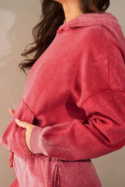 Vitality Homebody® Women's Hoodie - Hot Pepper Washed