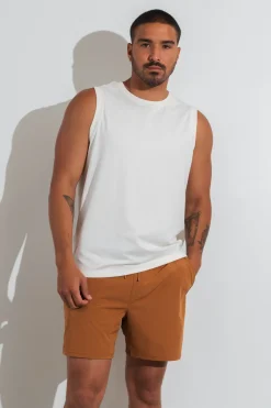 Vitality Motive Men's Crew Tank - Oat