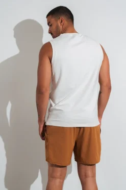 Vitality Motive Men's Crew Tank - Oat