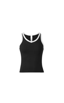 Vitality Motive® Racer Tank - Midnight Contrast