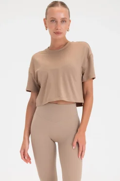 Vitality Motive Retro Tee - Khaki