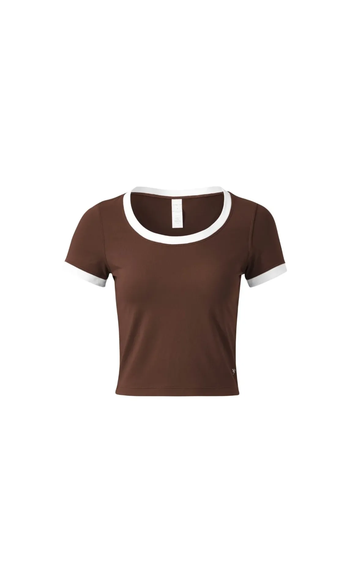 Vitality Motive® Scoop Tee - Toffee Contrast