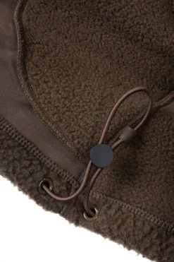 Vitality Polar Fleece Cropped Vest - Toasted Walnut